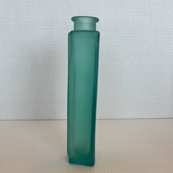 Ikea Modern Aqua Frosted Glass Bud Vase 8” - Picture 4 of 8